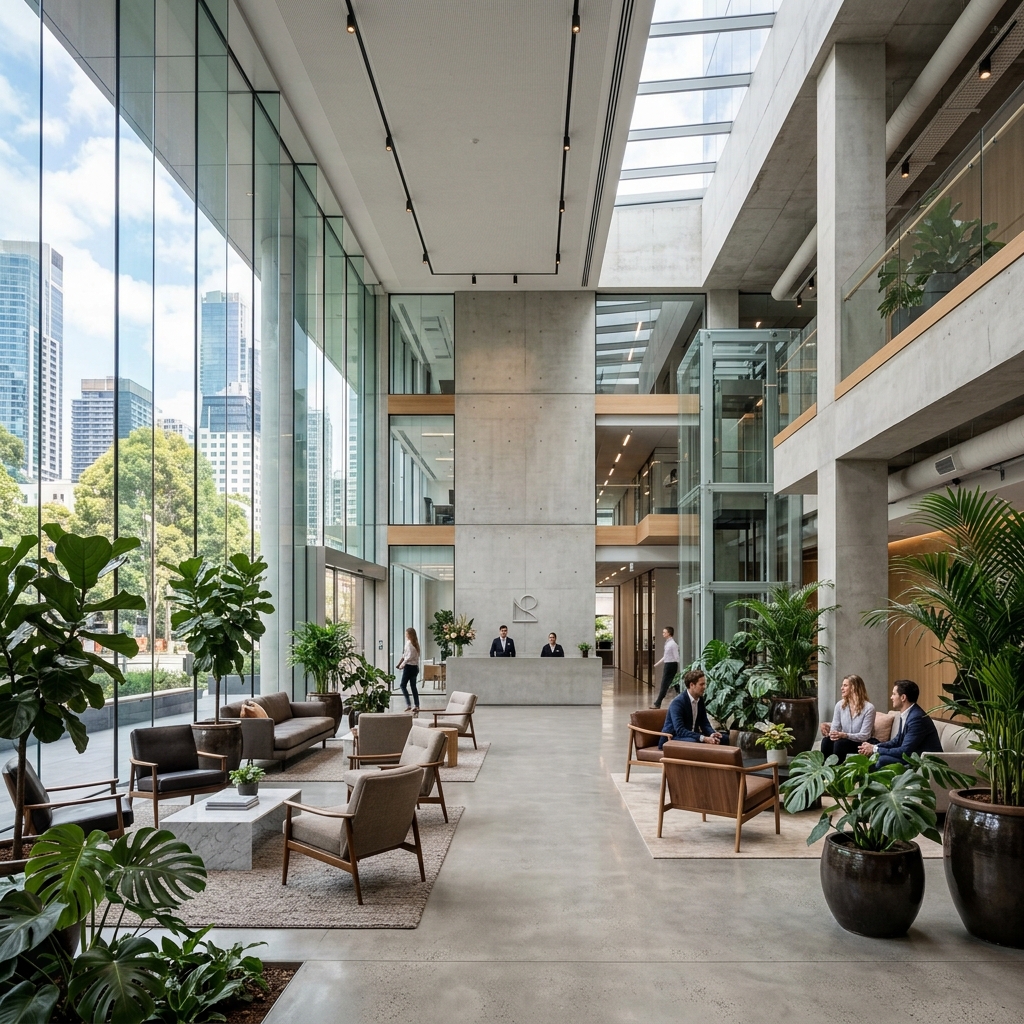 NexLife Corporate Hub Lobby