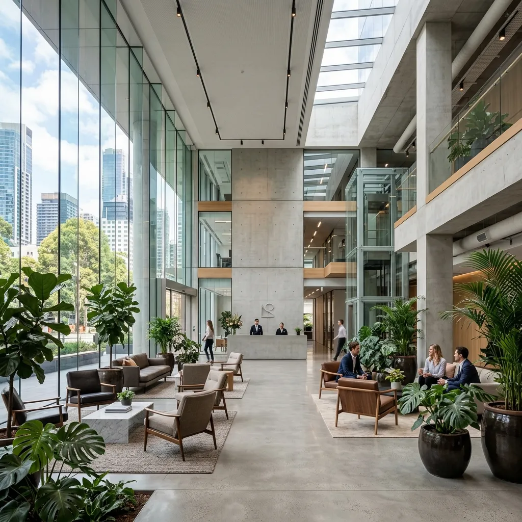 NexLife Corporate Hub Lobby